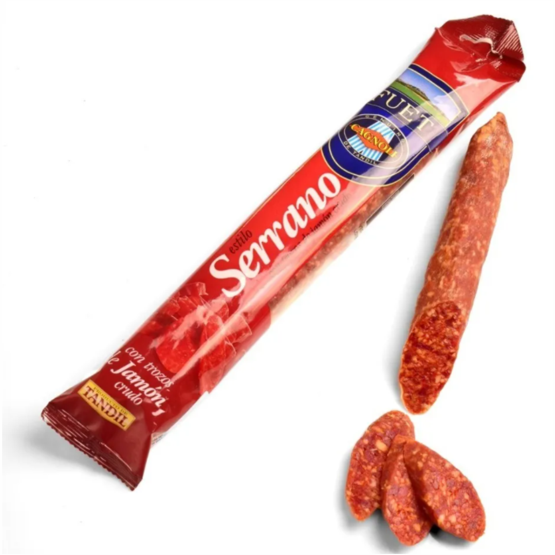 SALAME TIPO FUET SERRANO X150G CAGNOLI