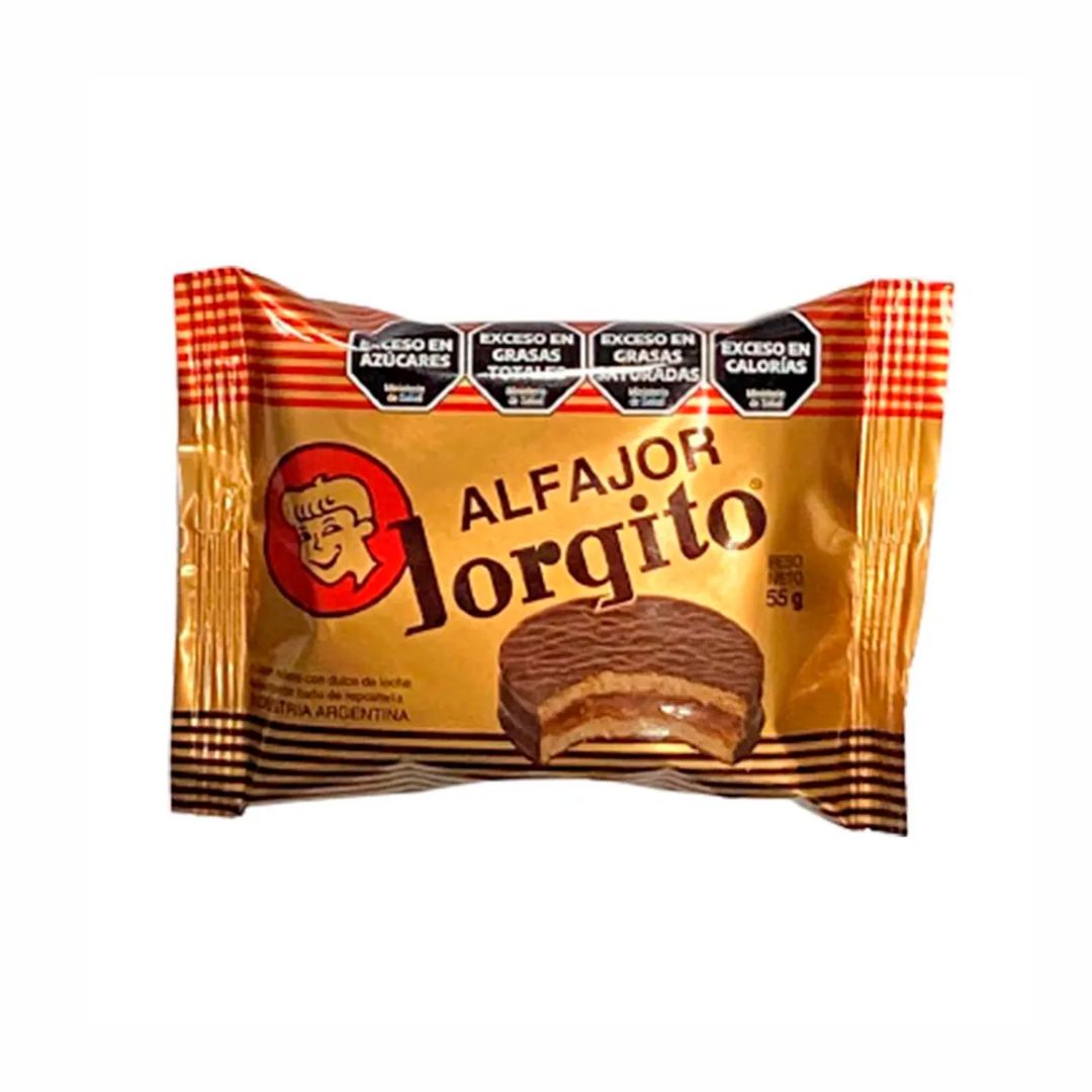 ALFAJOR CHOCOLATE X50G JORGITO|