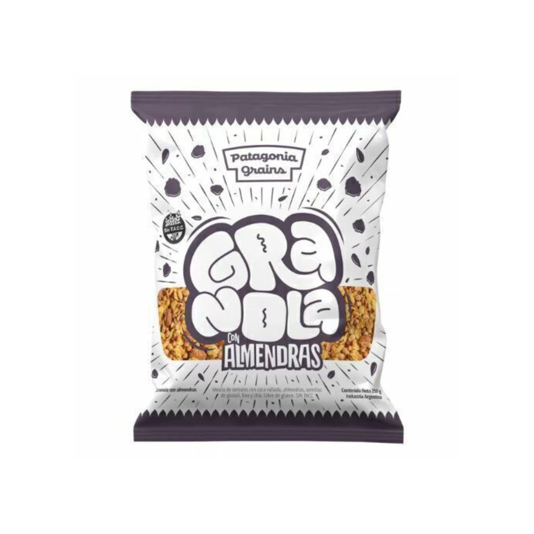 GRANOLA CON ALMENTRAS X250G PATAGONIA
