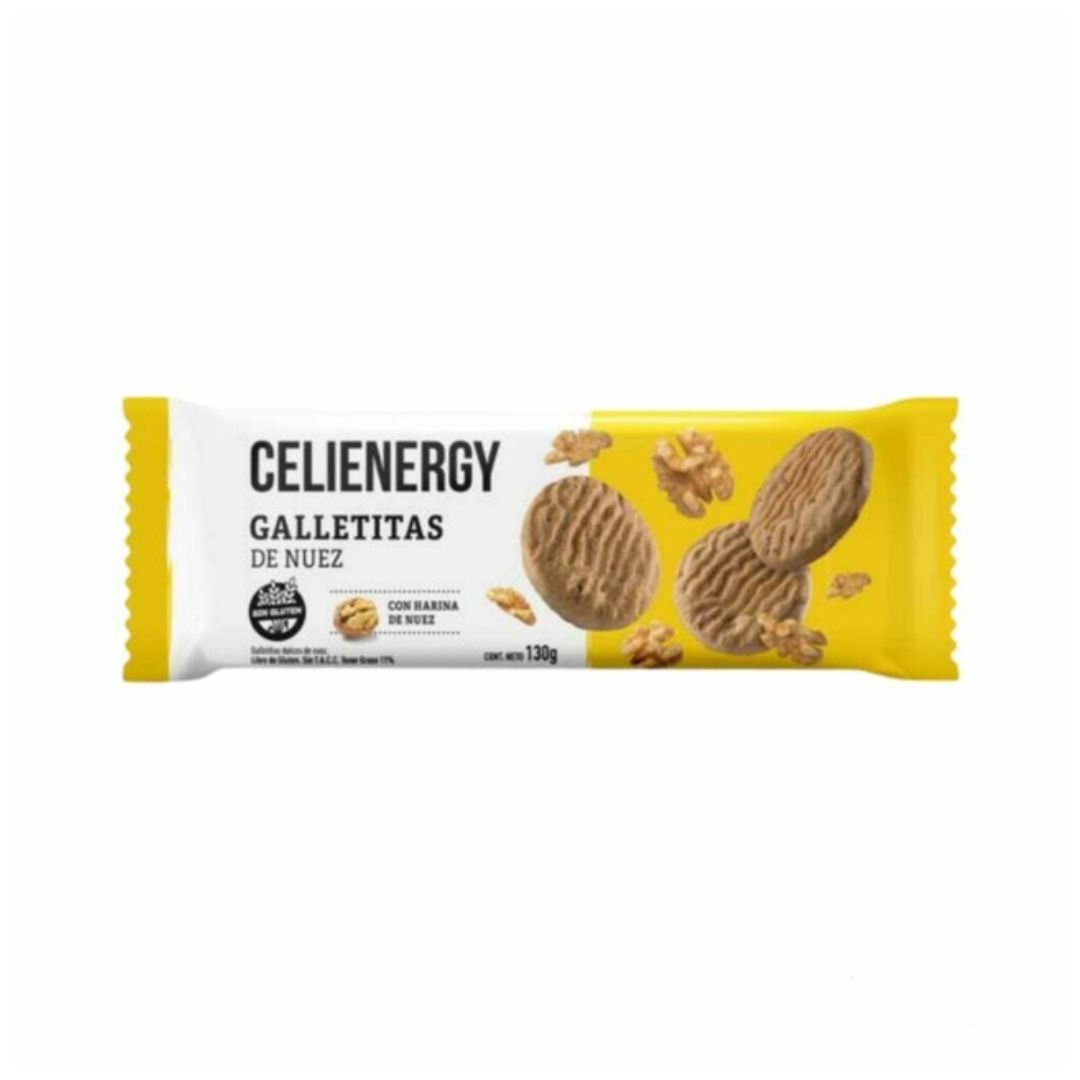 GALLETITAS DE NUEZ X130G - CELIENERGY