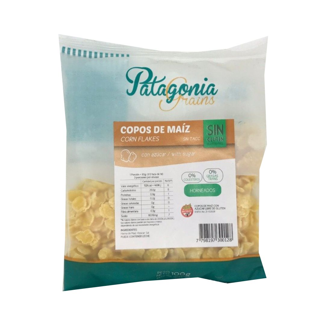COPOS MAIZ CON AZUCAR X500G PATAGONIA