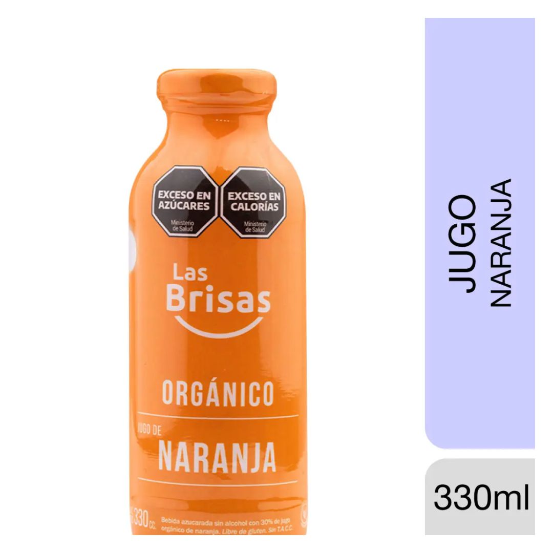JUGO NARANJA S/AZUCAR X330CC - LAS BRISAS