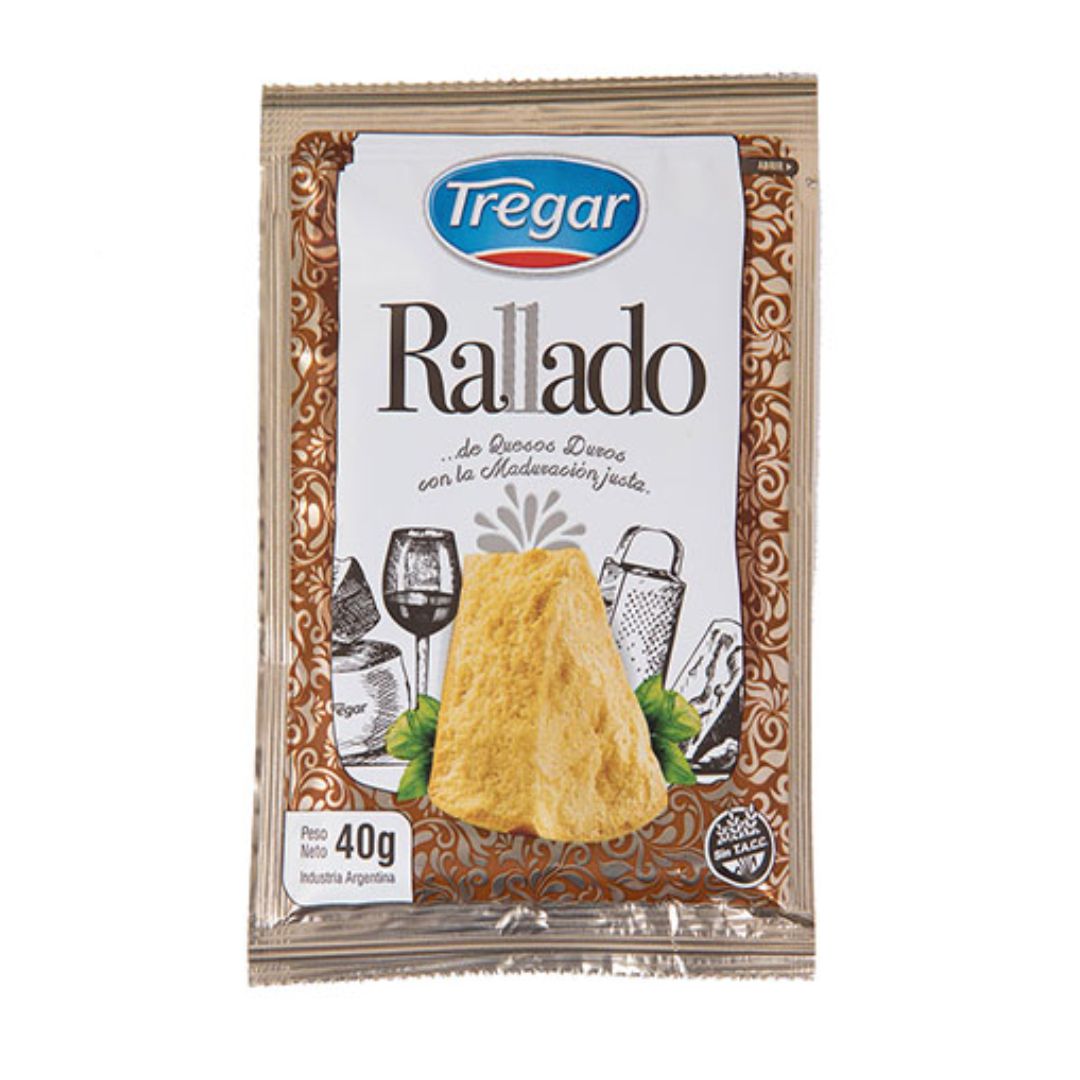 QUESO RALLADO X40GR TREGAR