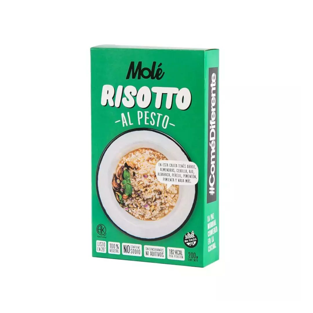 RISOTTO AL PESTO 200G - MOLÉ