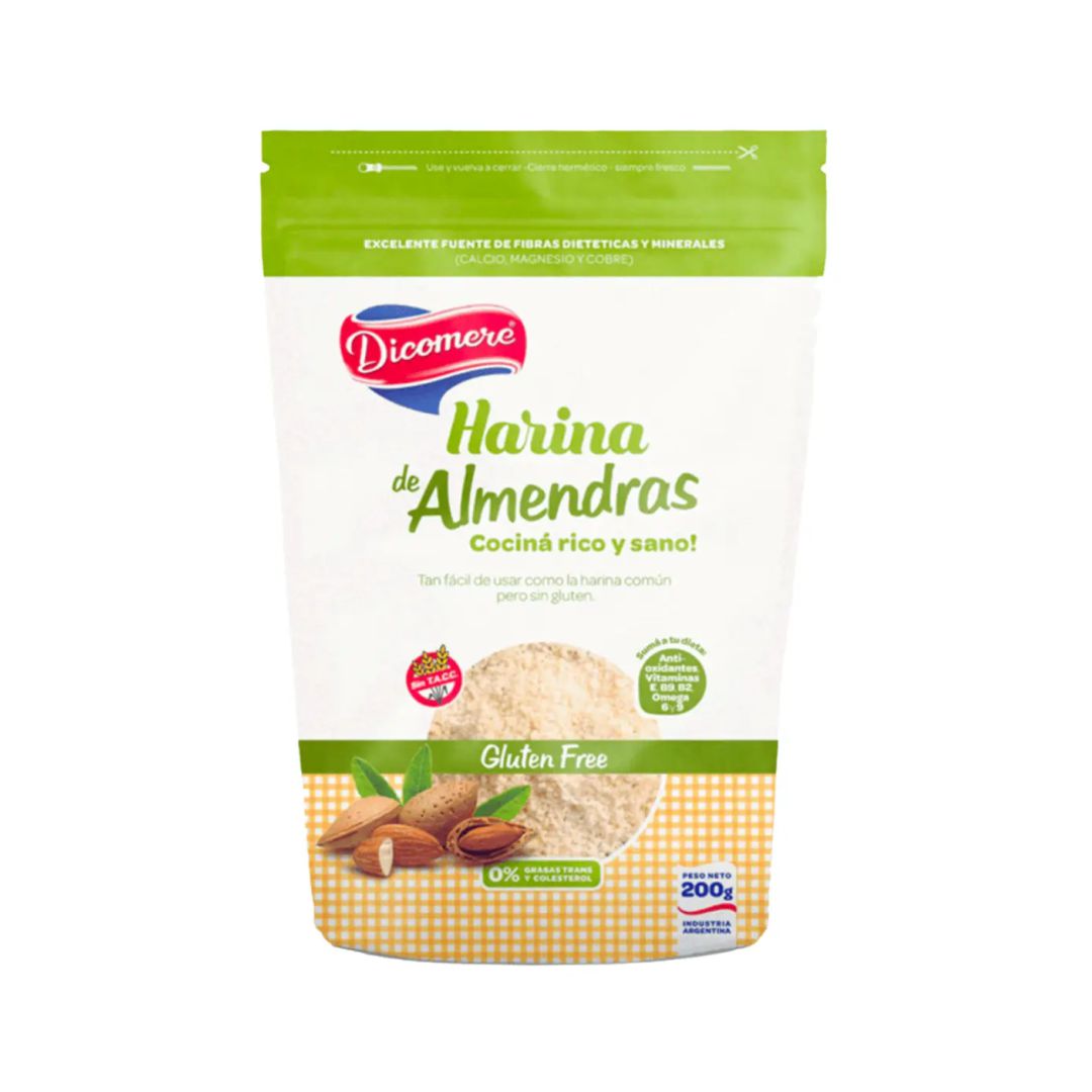 HARINA DE ALMENDRA S/PIEL X200G - DICOMERE