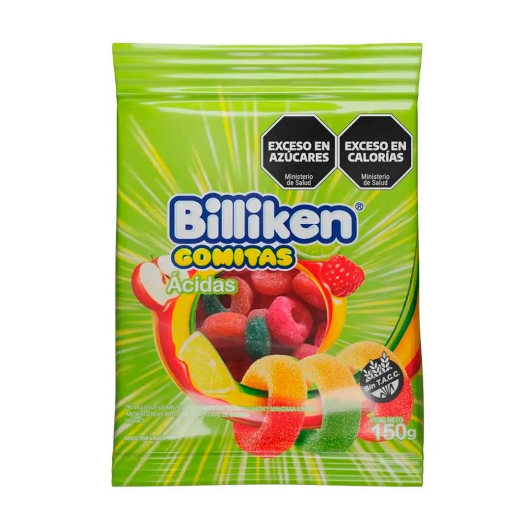 GOMITAS ACIDAS X150GR - BILLIKEN
