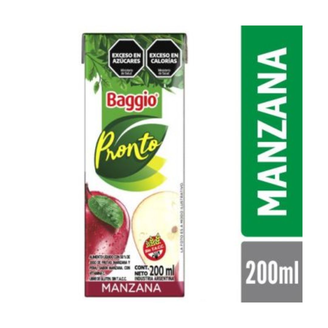 JUGO MANZANA X200ML - BAGGIO